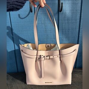 Michael Kors Emilia Powder Blush Pink Tote